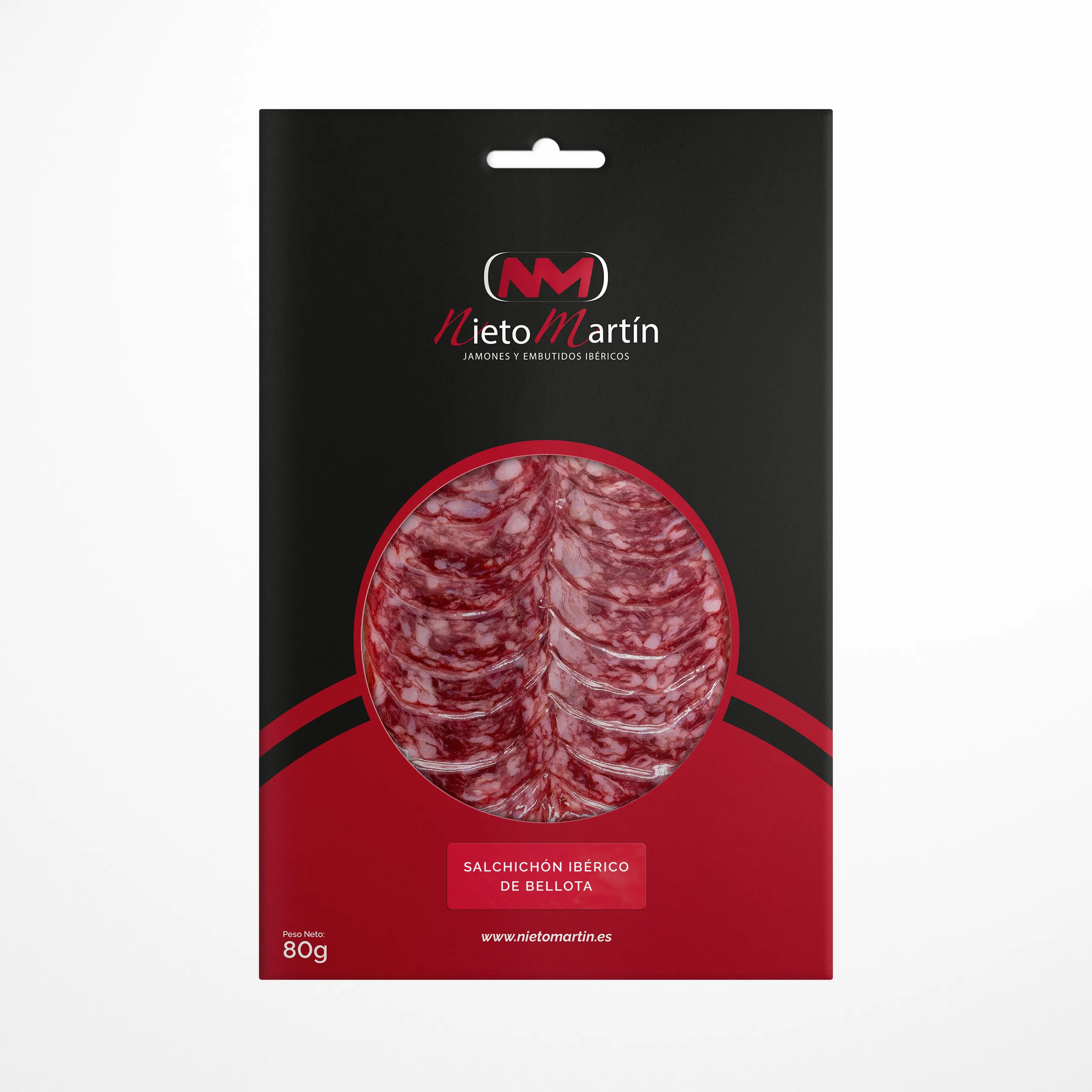 Salchichón Ibérico de Bellota Loncheado Nieto Martín