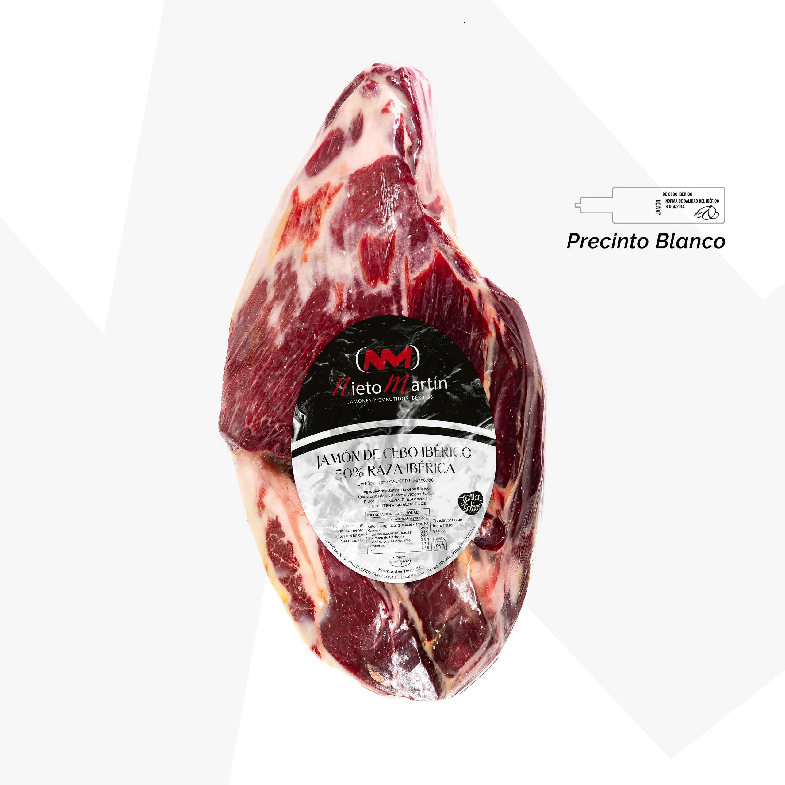 Nieto Martín Jamón de Cebo Ibérico 50% Raza Ibérica Deshuesado