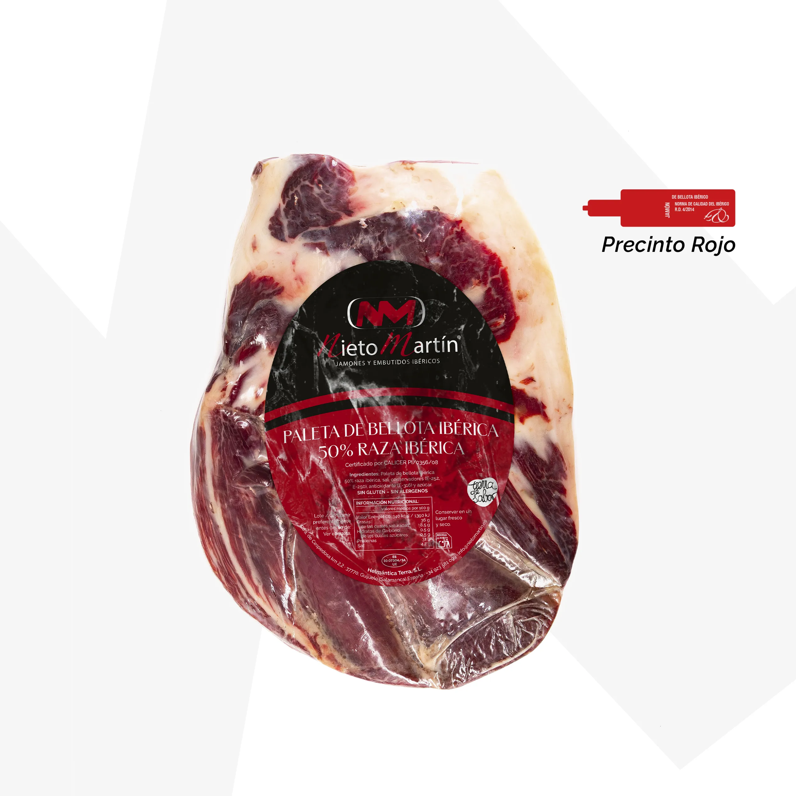 Nieto Martín Paleta de Bellota Ibérica 50% Raza Ibérica Deshuesada