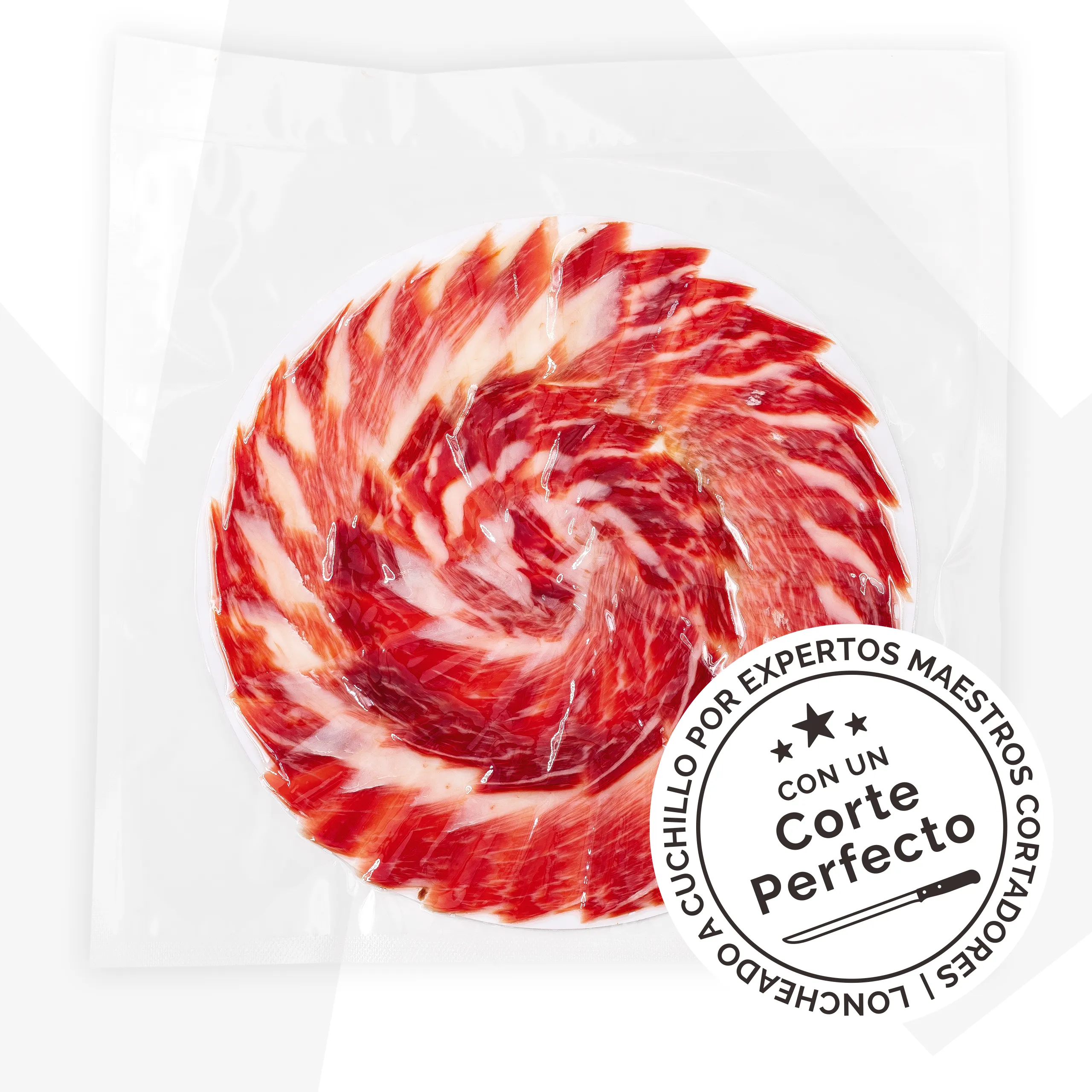 Nieto Martín Jamón de Cebo de Campo Ibérico 50% Raza Ibérica Entero Cortado a Cuchillo Sobre 80g