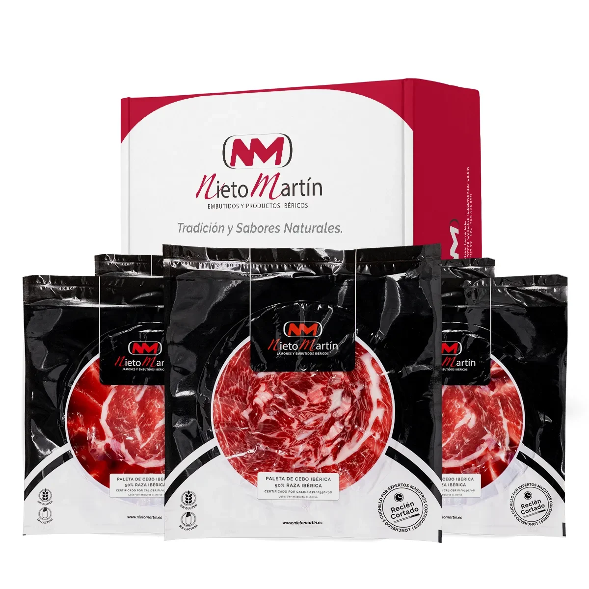 Nieto Martin Lote Paleta Cebo Iberica Cortada a Cuchillo